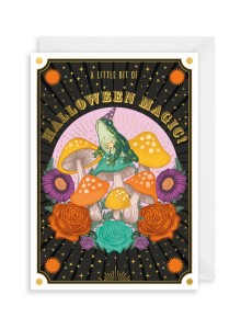 Поздравителна картичка "Хелоуин магия"